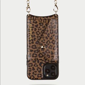Bandolier iPhone 11 Pro Gia Side Slot Leopard/Gold